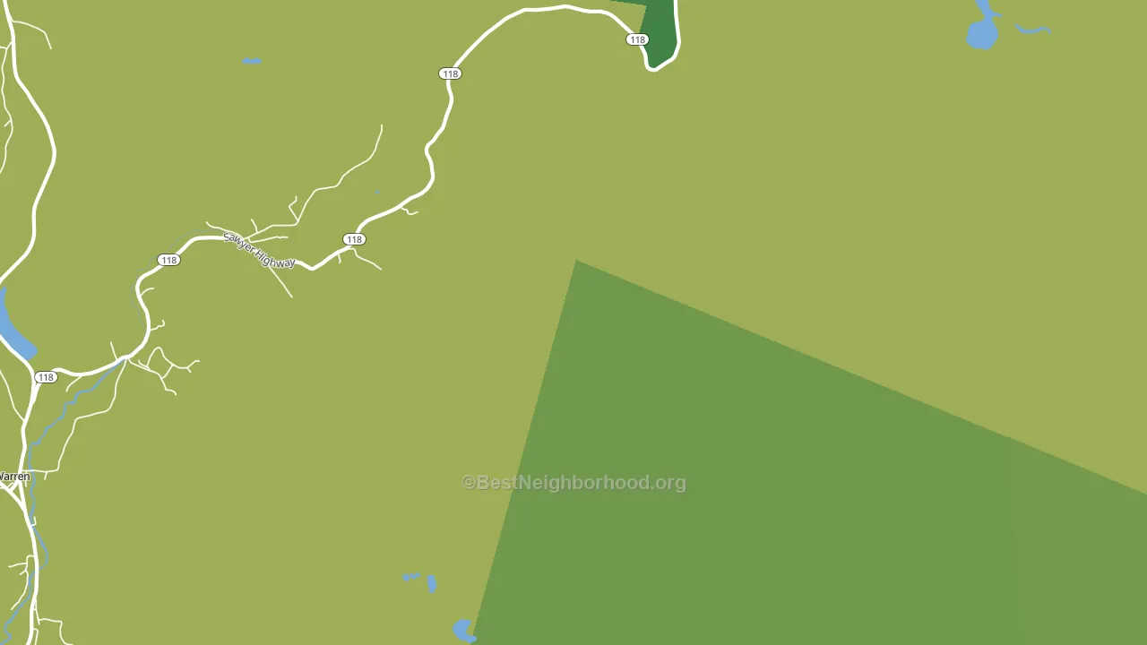 East Hebron, NH block-group voter-turnout map