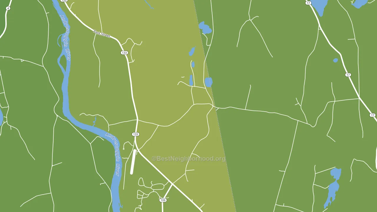 East Livermore, ME block-group voter-turnout map