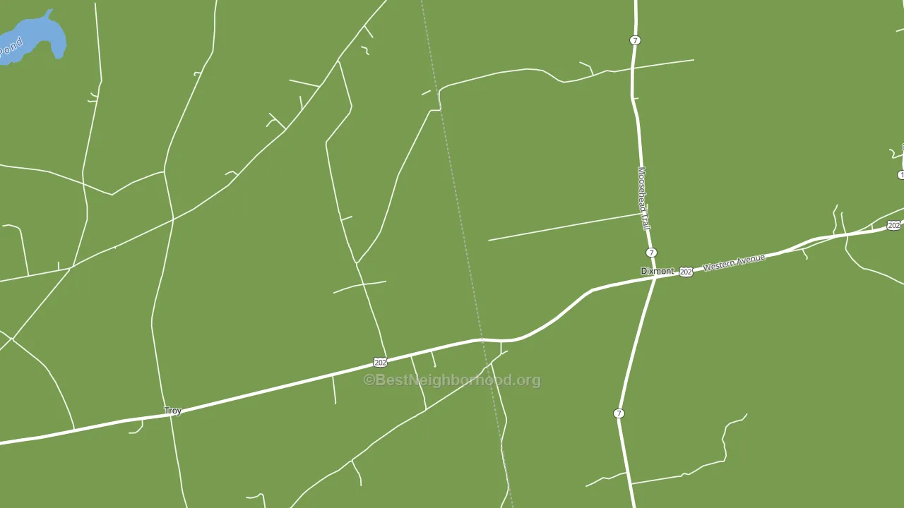 East Troy, ME block-group voter-turnout map
