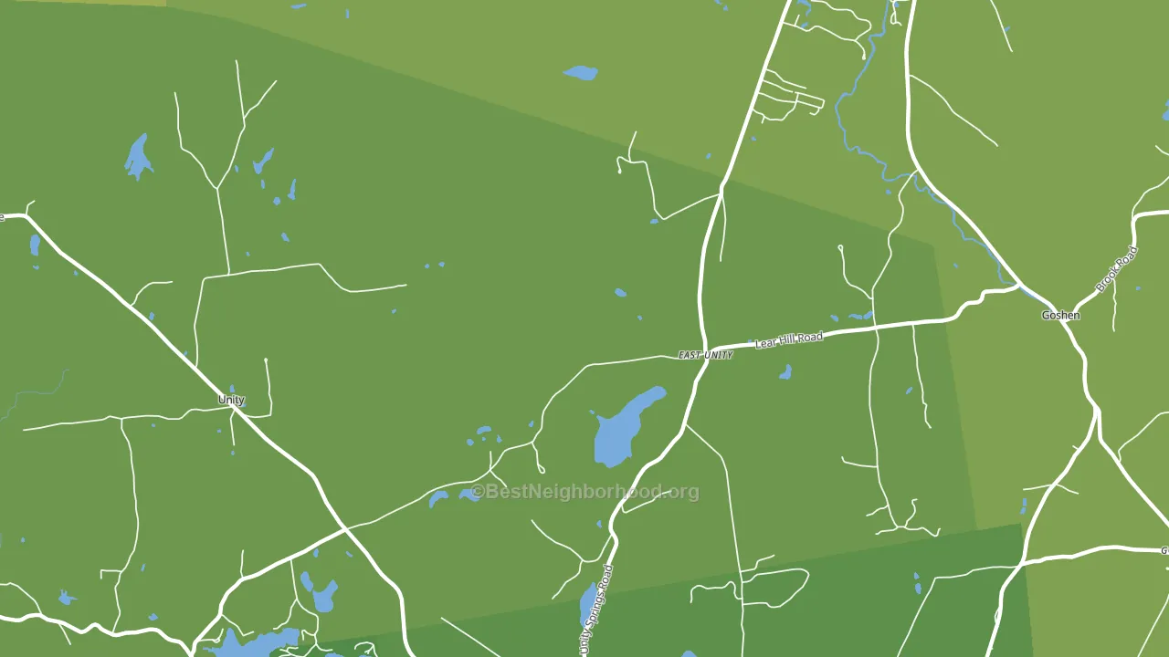 East Unity, NH block-group voter-turnout map