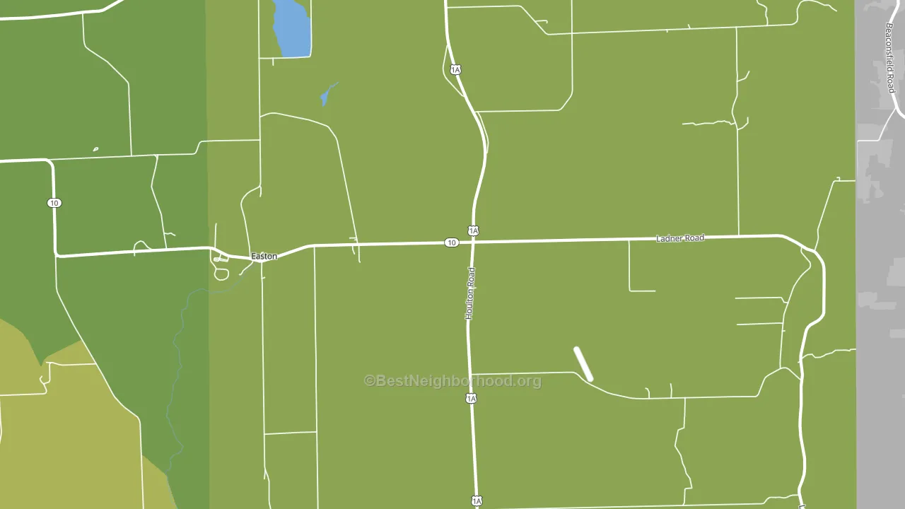 Easton, ME block-group voter-turnout map