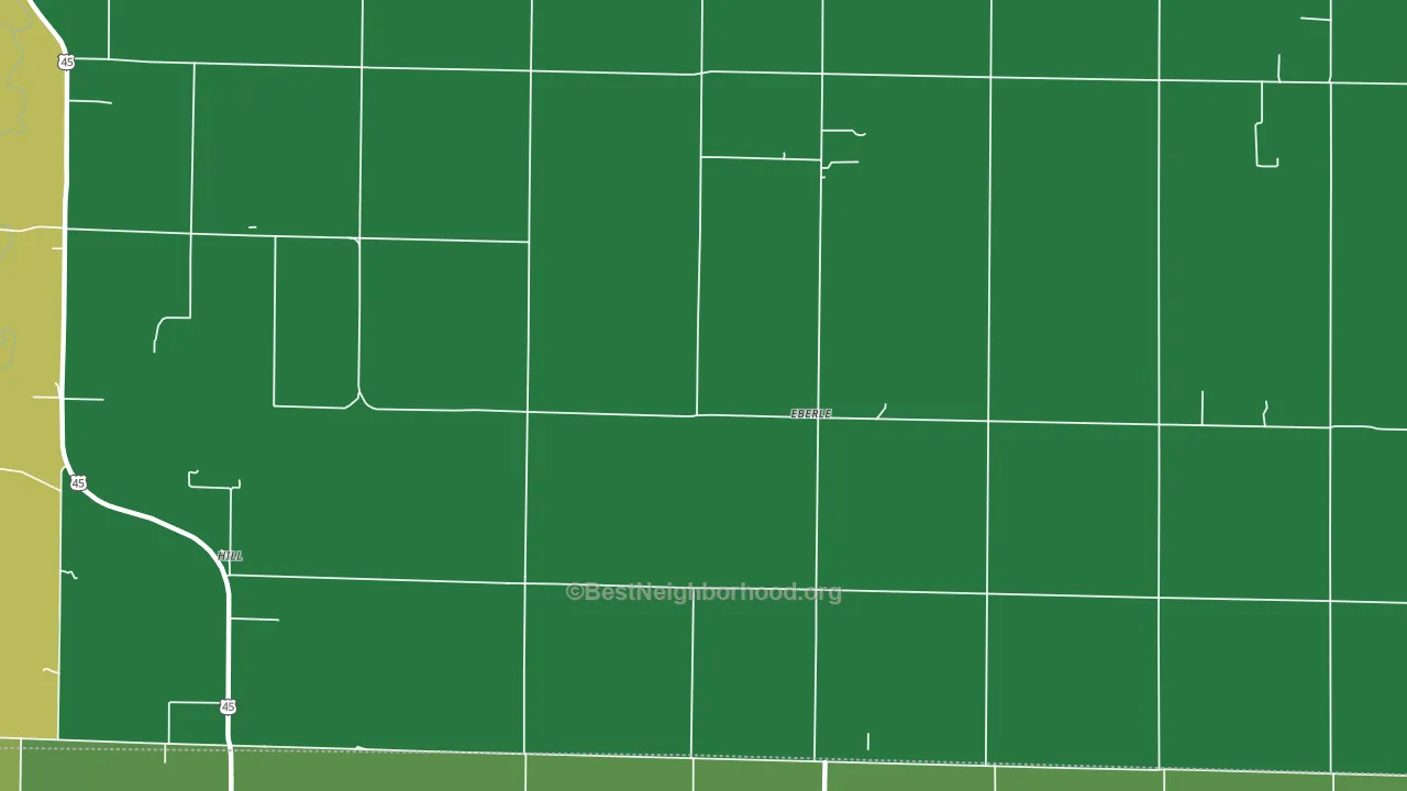 Eberle, IL block-group voter-turnout map