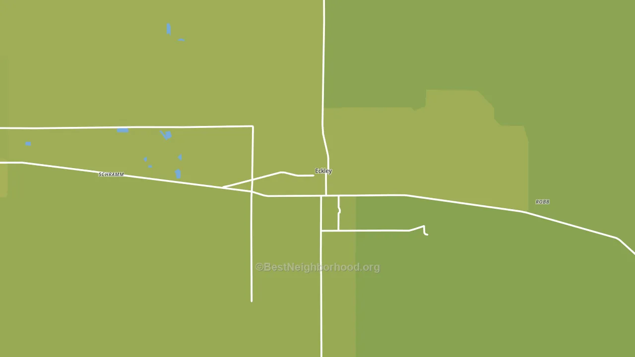 Eckley, CO block-group voter-turnout map