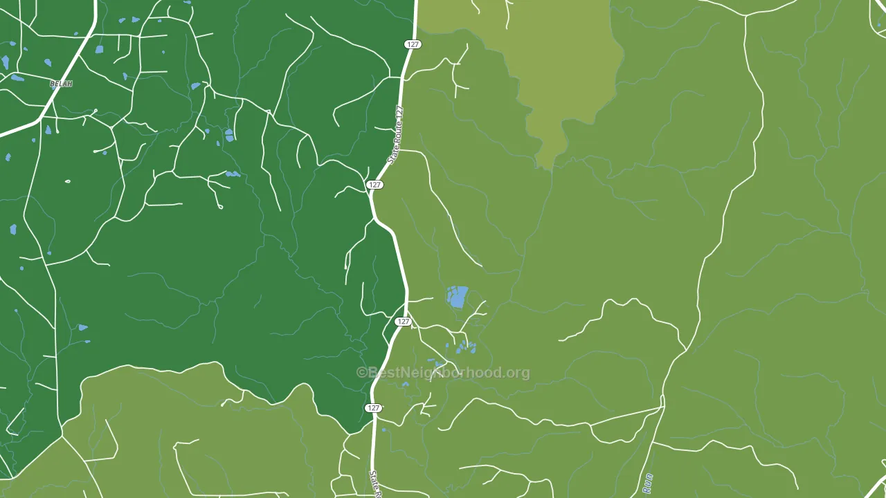 Eden, LA block-group voter-turnout map