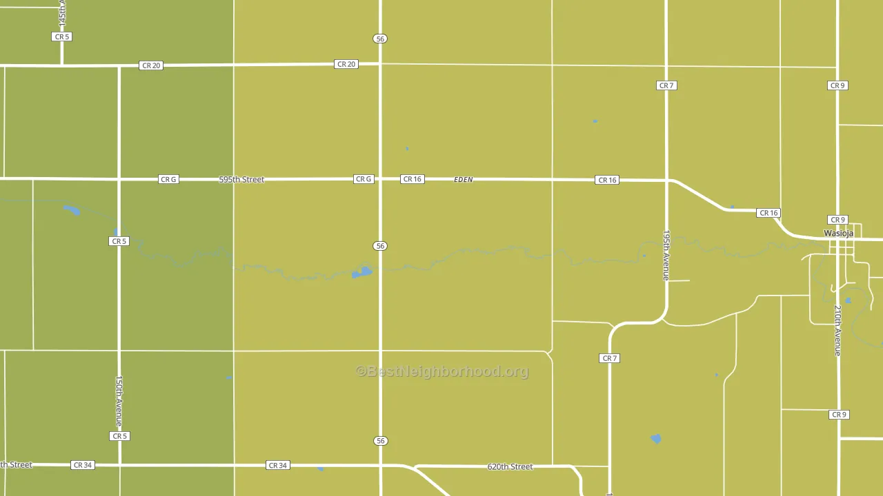 Eden, MN block-group voter-turnout map