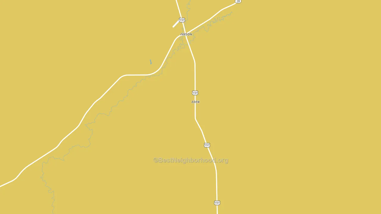 Eden, WY block-group voter-turnout map