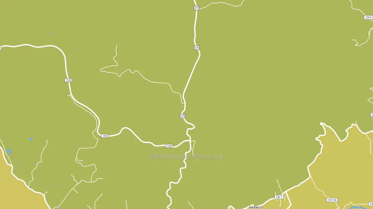 Edray, WV block-group voter-turnout map