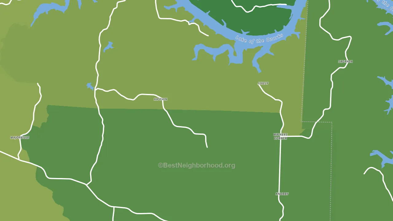 Edwards, MO block-group voter-turnout map