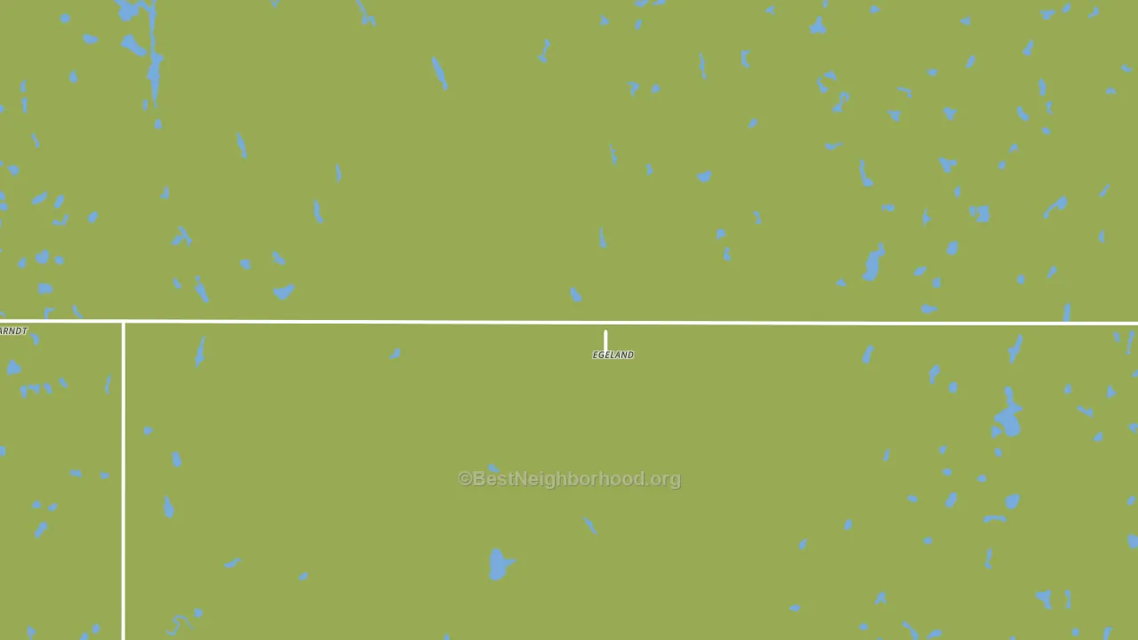 Egeland, ND block-group voter-turnout map