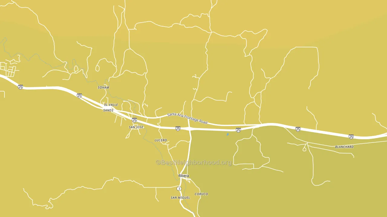 El Ancon, NM block-group voter-turnout map