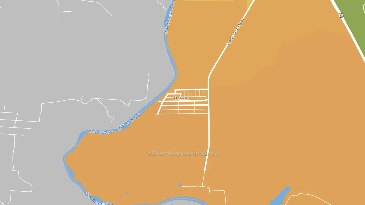 El Cenizo, TX block-group voter-turnout map