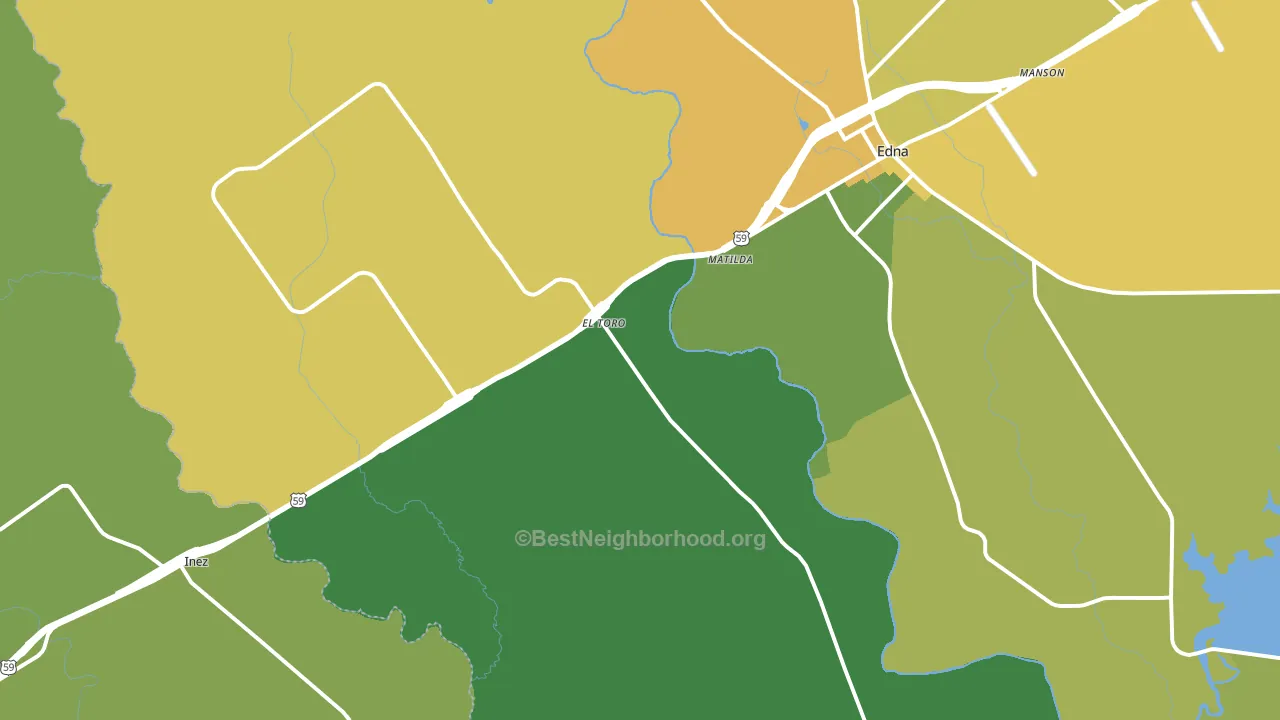 El Toro, TX block-group voter-turnout map