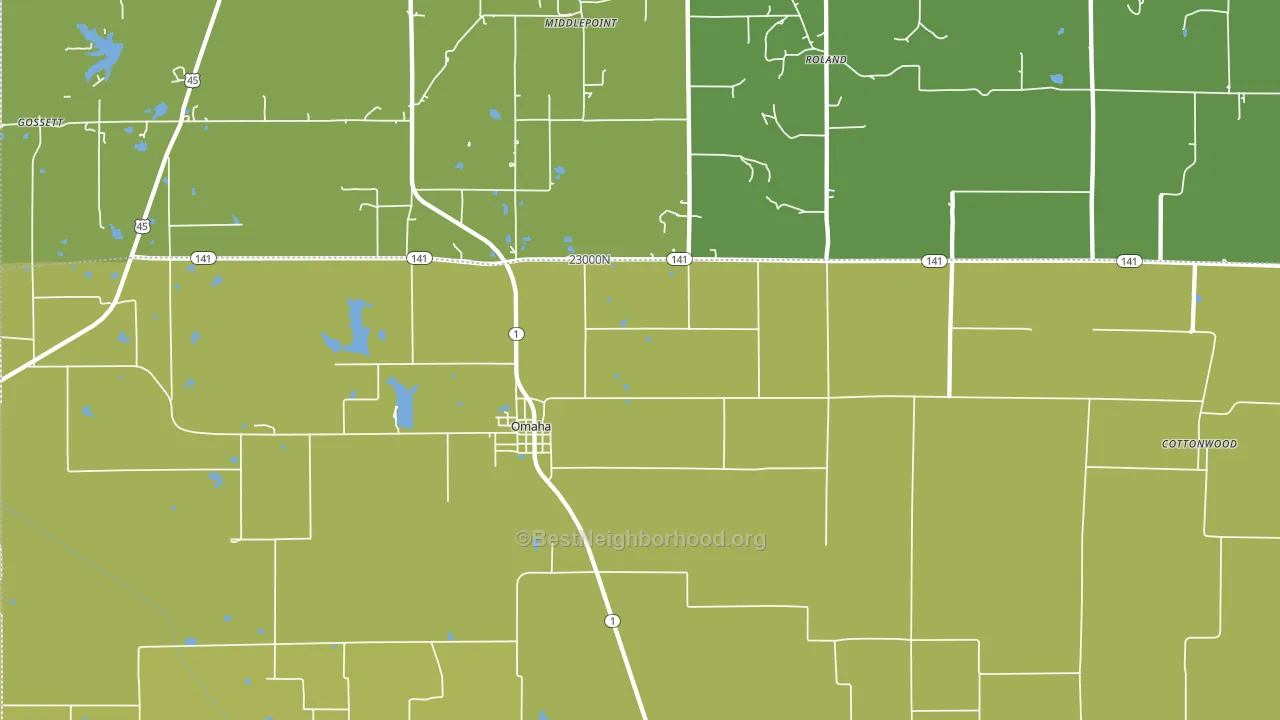 Elba, IL block-group voter-turnout map