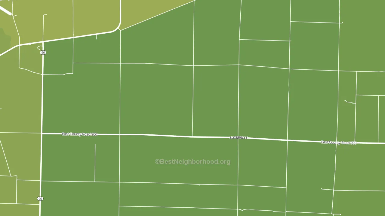 Elderville, IL block-group voter-turnout map