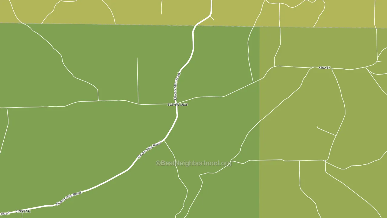 Eleven Mile, PA block-group voter-turnout map