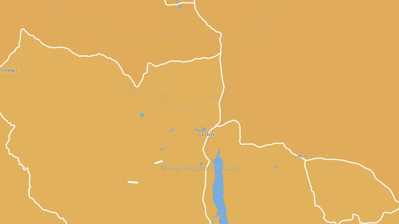 Elk Creek, CA block-group voter-turnout map