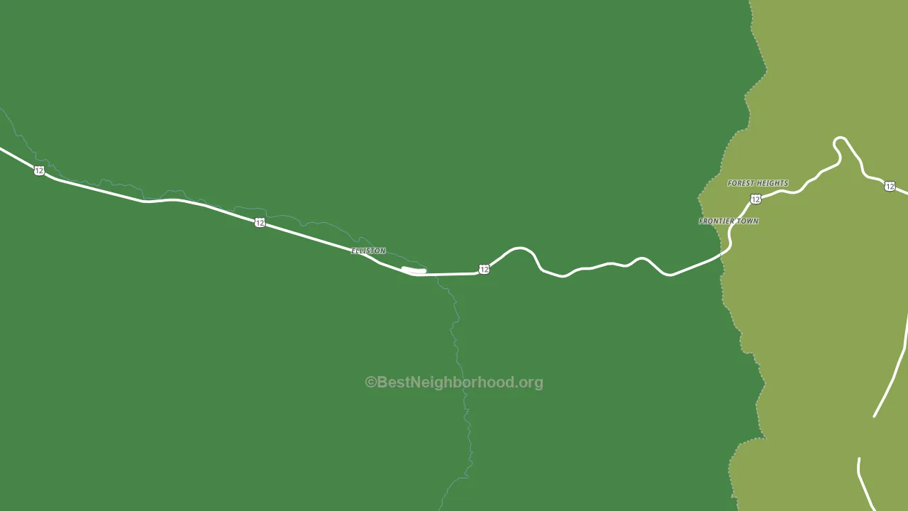 Elliston, MT block-group voter-turnout map