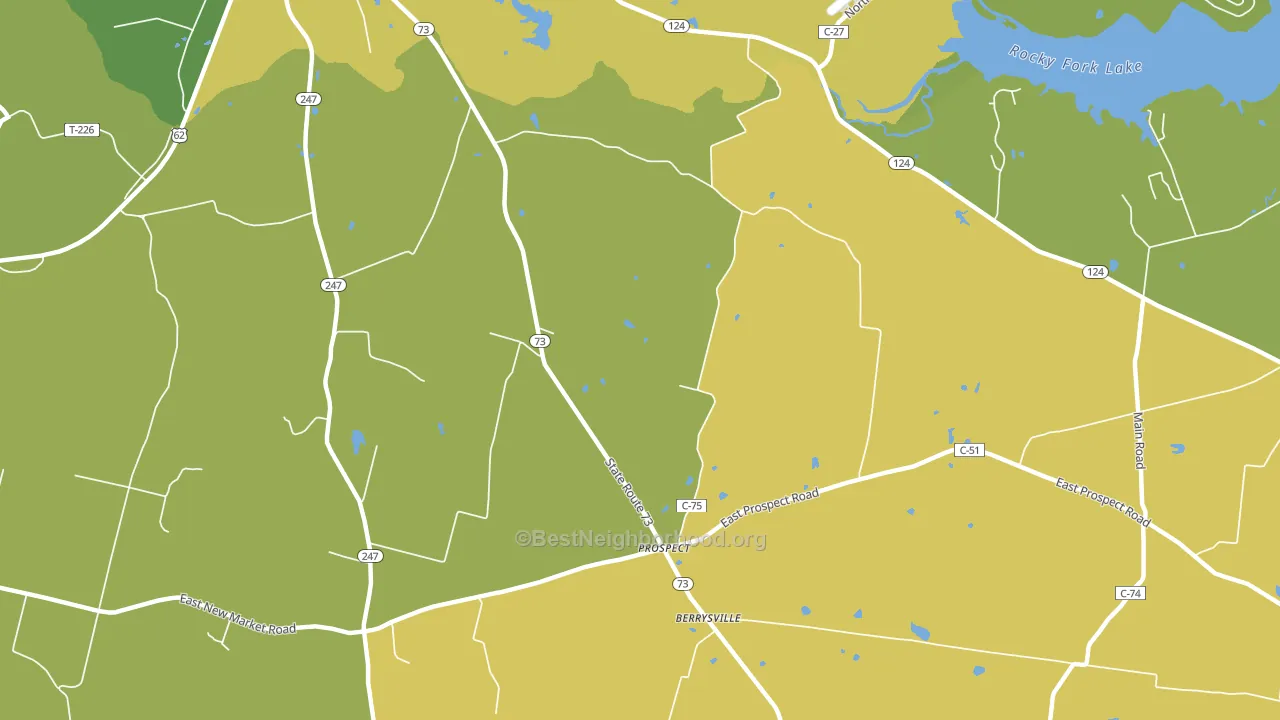 Elmville, OH block-group voter-turnout map