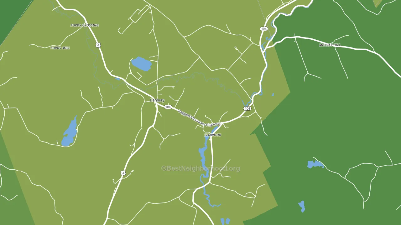 Elmwood, NH block-group voter-turnout map