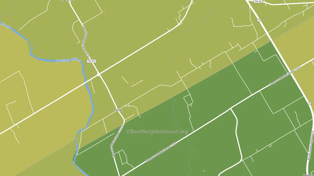 Eloise, TX block-group voter-turnout map