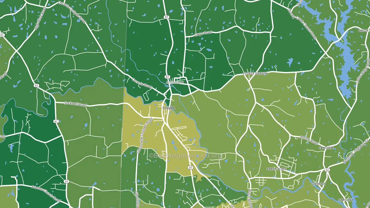 Elon College, NC block-group voter-turnout map