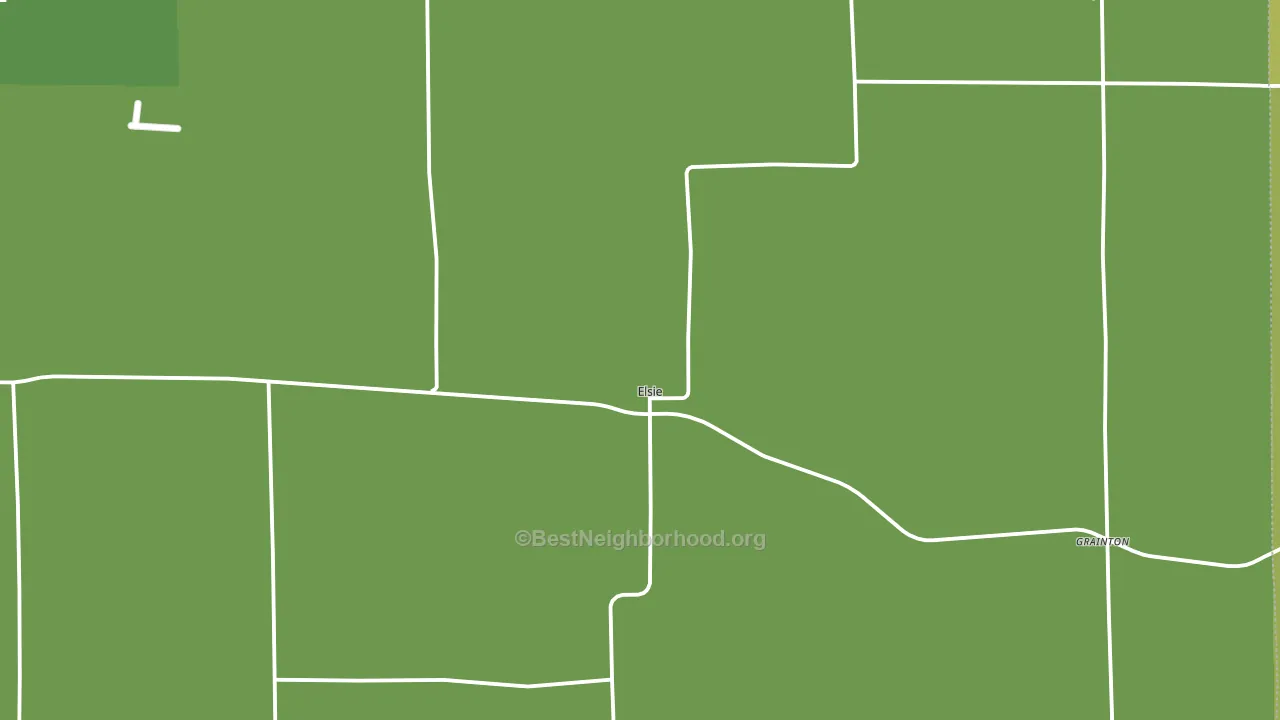 Elsie, NE block-group voter-turnout map