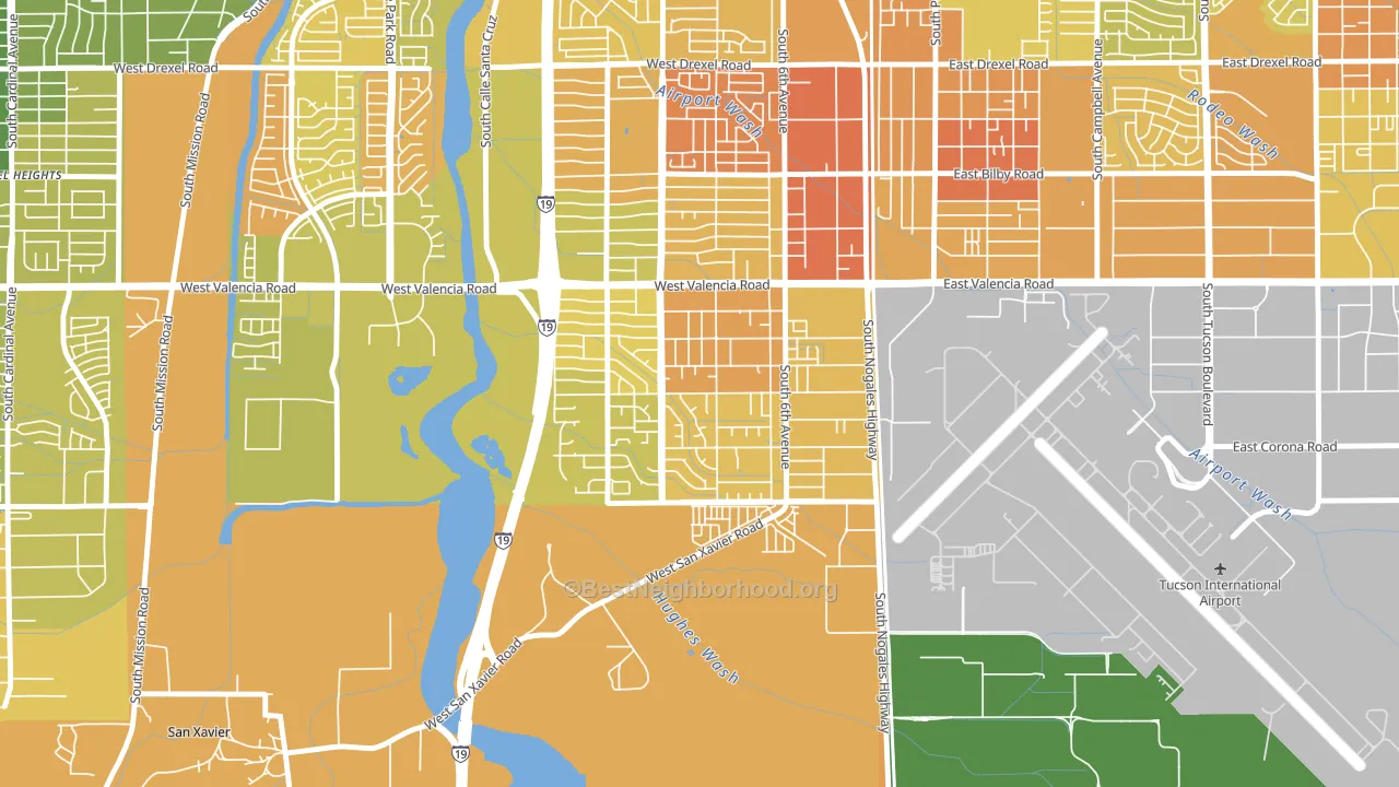 Elvira, Summit, AZ block-group voter-turnout map