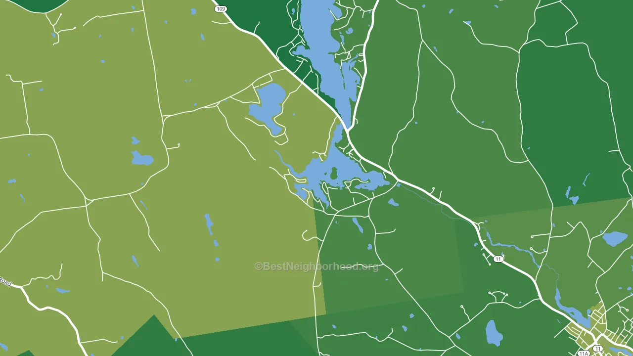 Emery Mills, ME block-group voter-turnout map
