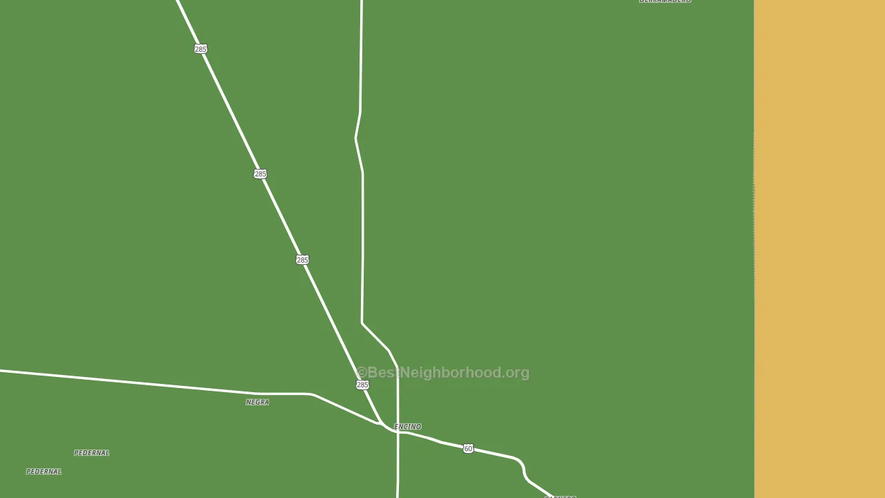 Encino, NM block-group voter-turnout map