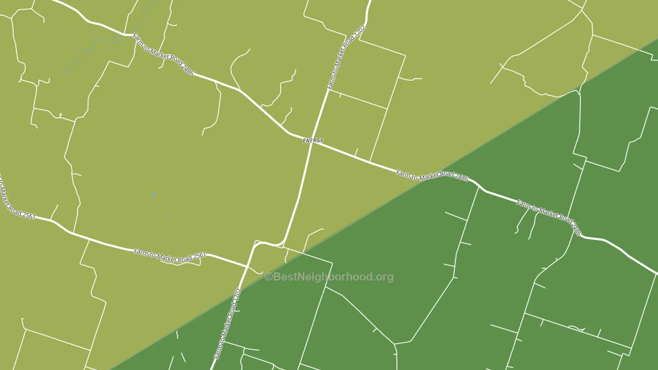 Energy, TX block-group voter-turnout map