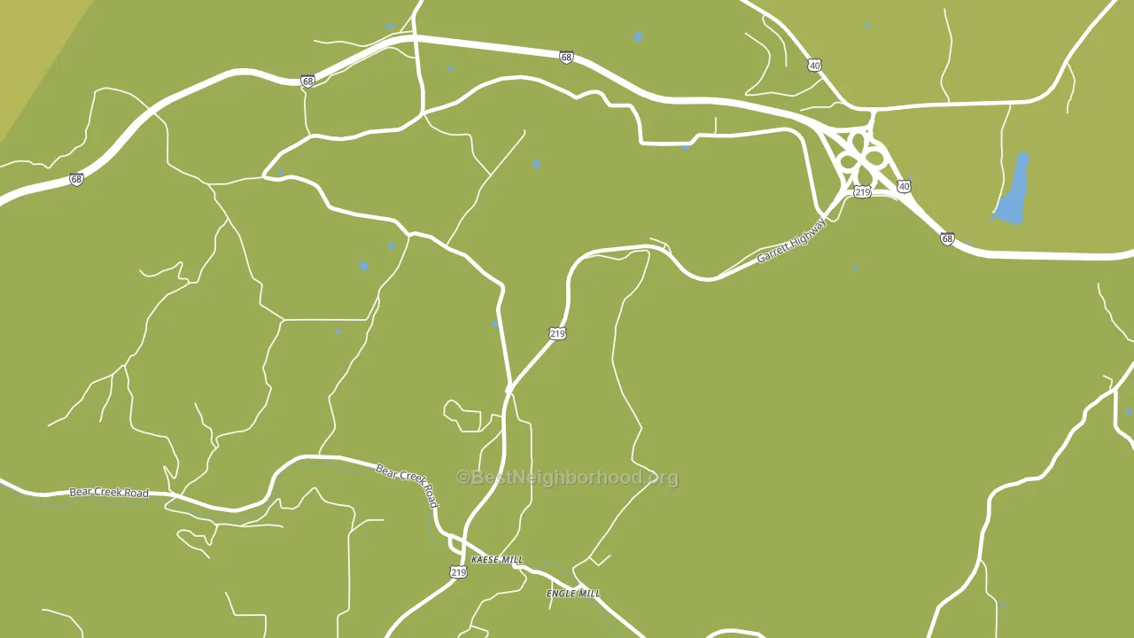 Engle Mill, MD block-group voter-turnout map
