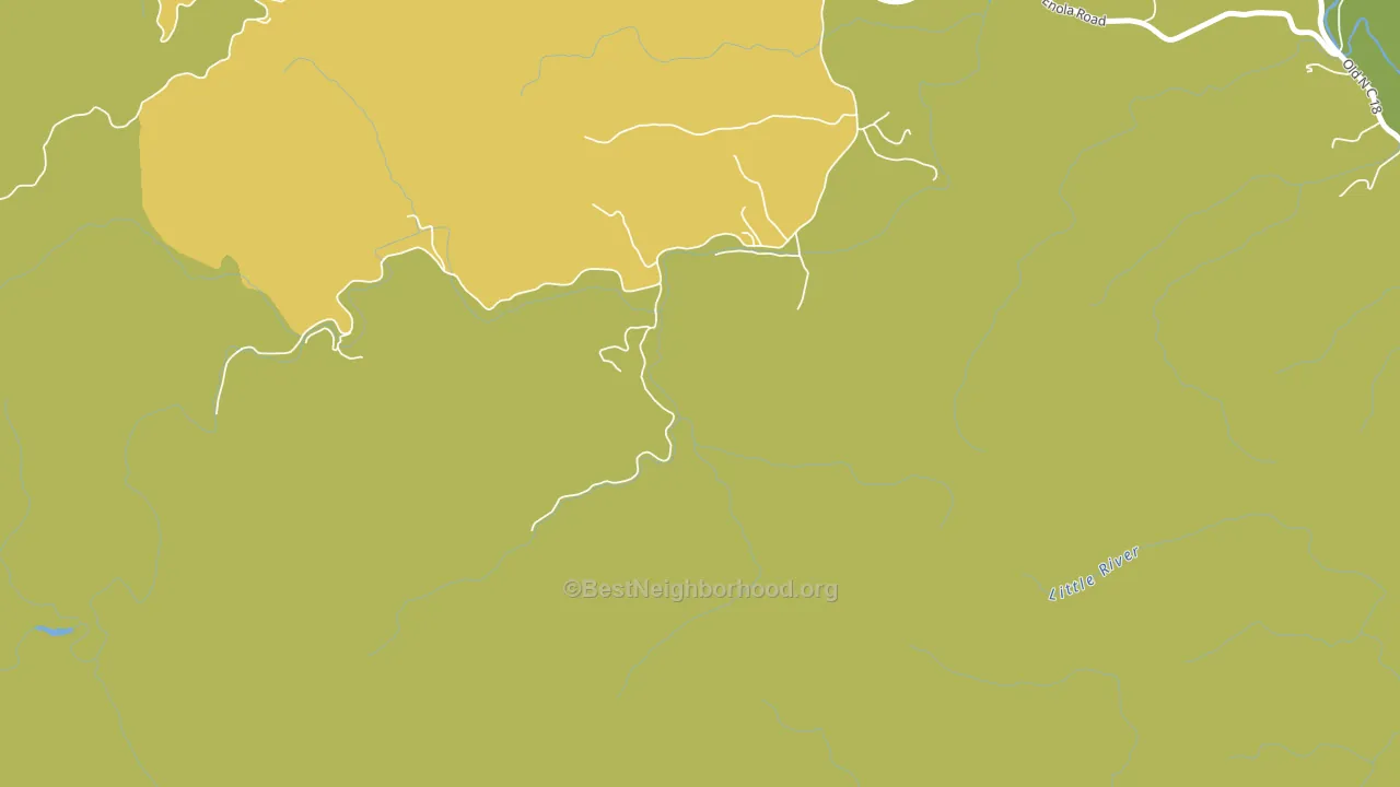 Enola, NC block-group voter-turnout map