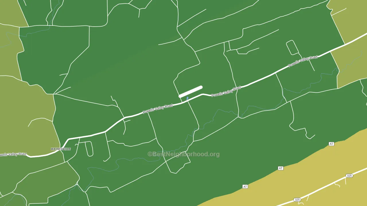 Enterline, PA block-group voter-turnout map