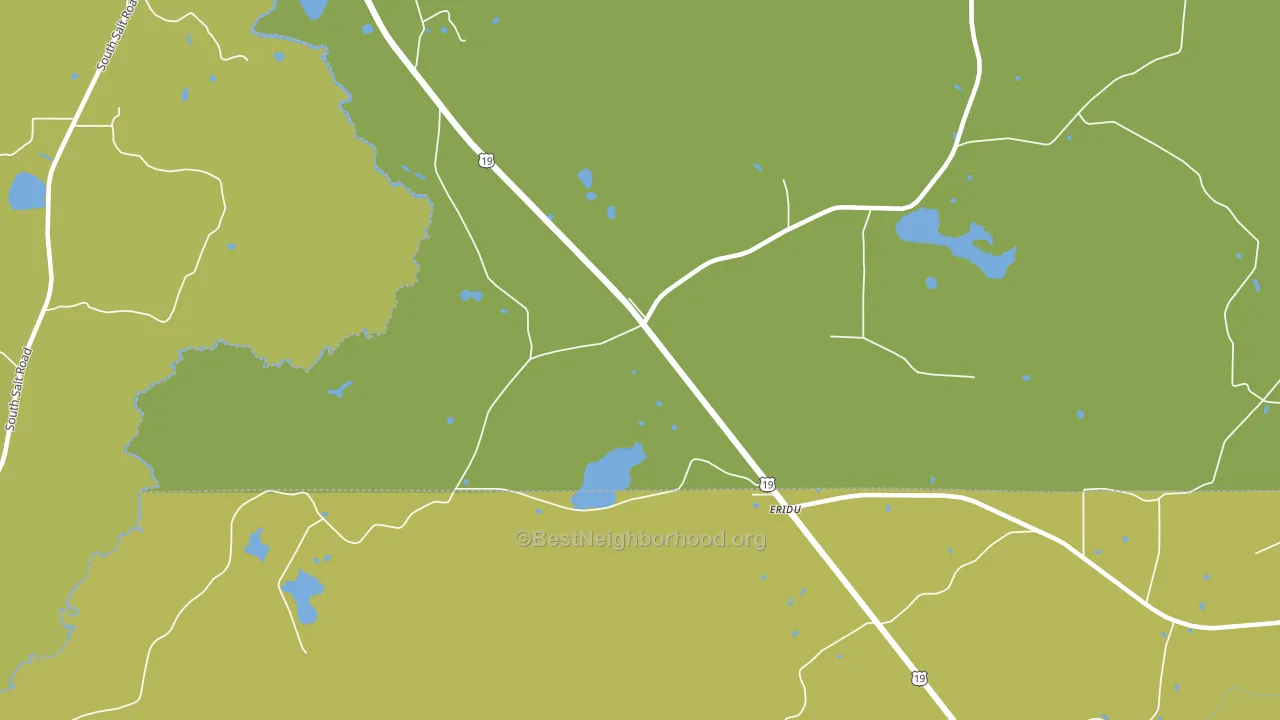 Eridu, FL block-group voter-turnout map