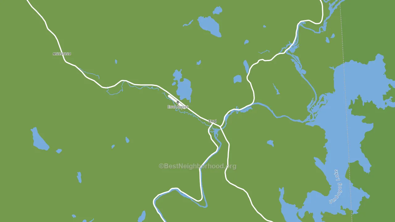 Errol, NH block-group voter-turnout map