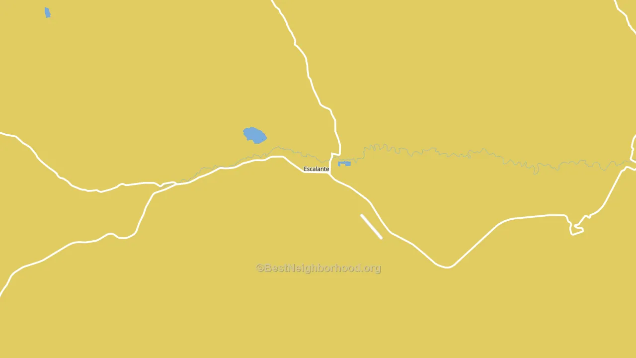 Escalante, UT block-group voter-turnout map