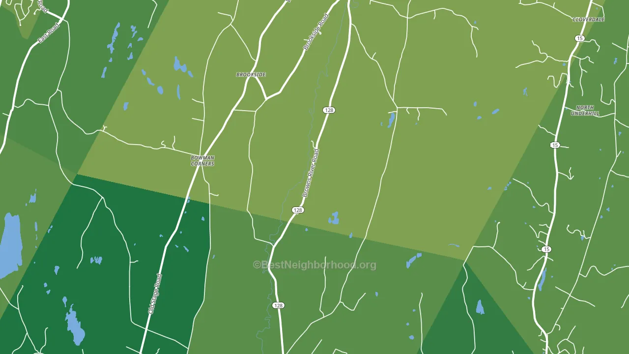Essex Junction, VT block-group voter-turnout map