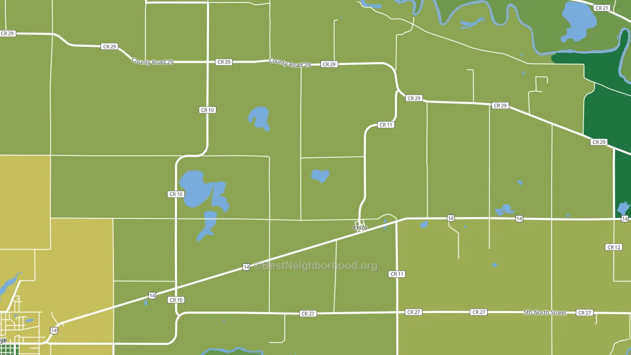 Essig, MN block-group voter-turnout map