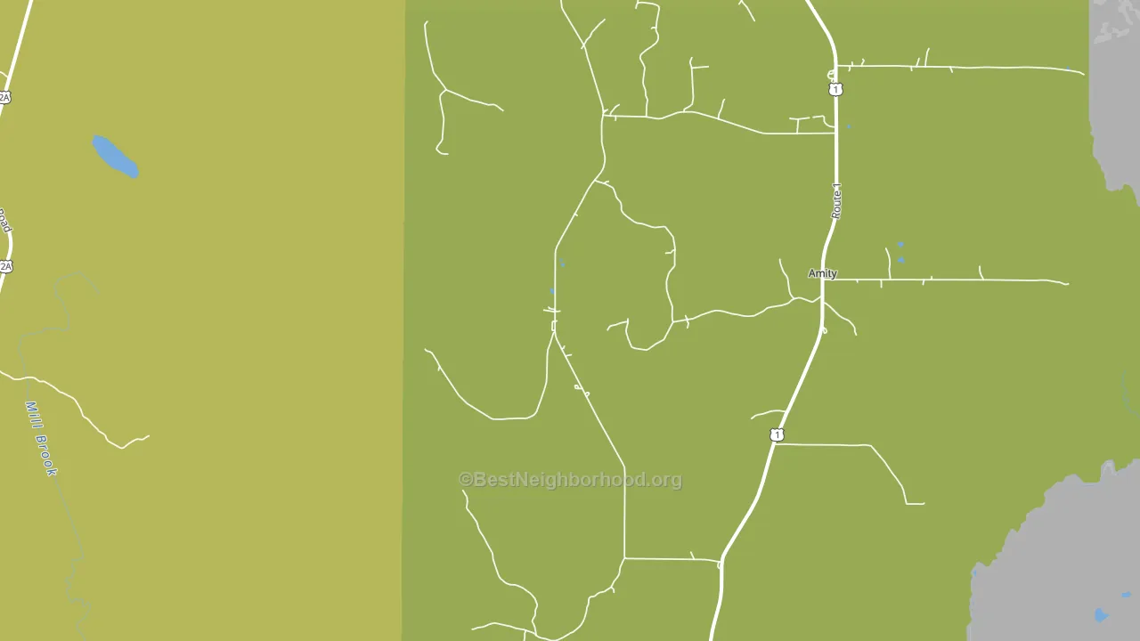 Estabrook Settlement, ME block-group voter-turnout map