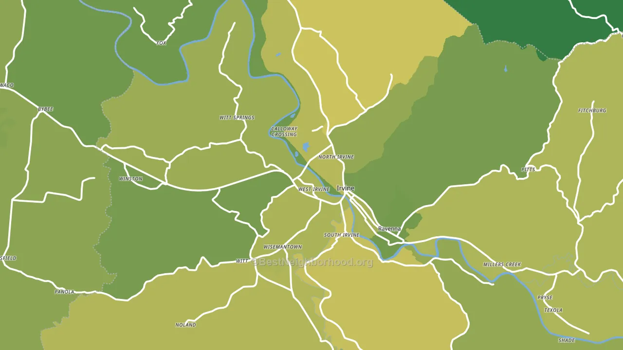 Estill County, KY block-group voter-turnout map