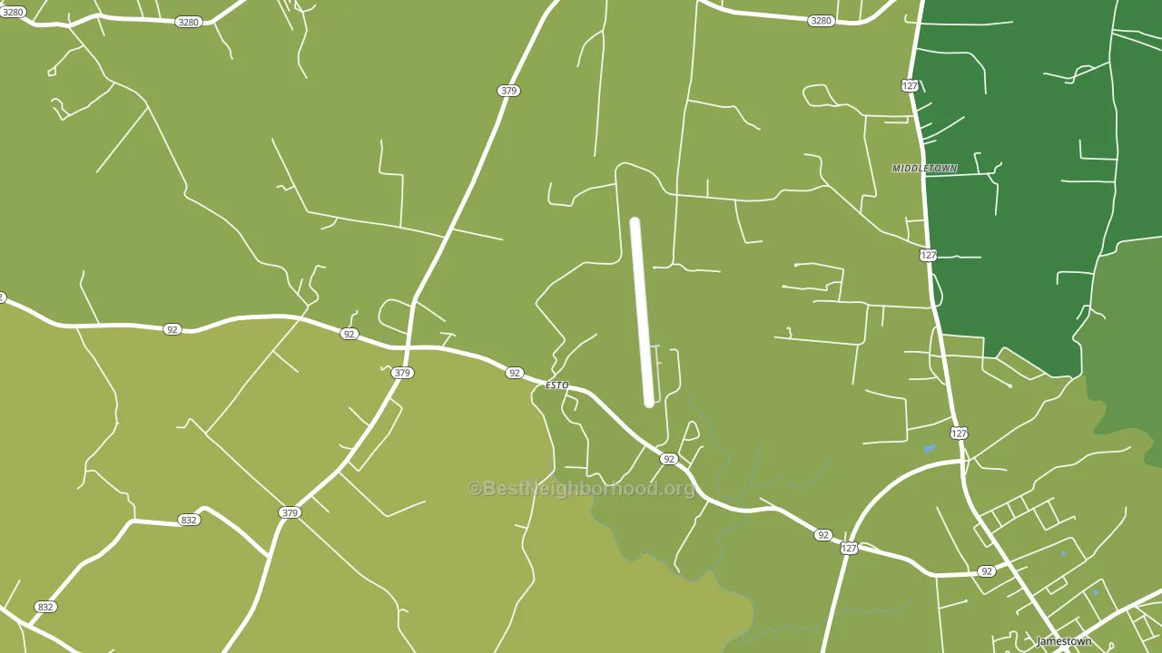Esto, KY block-group voter-turnout map