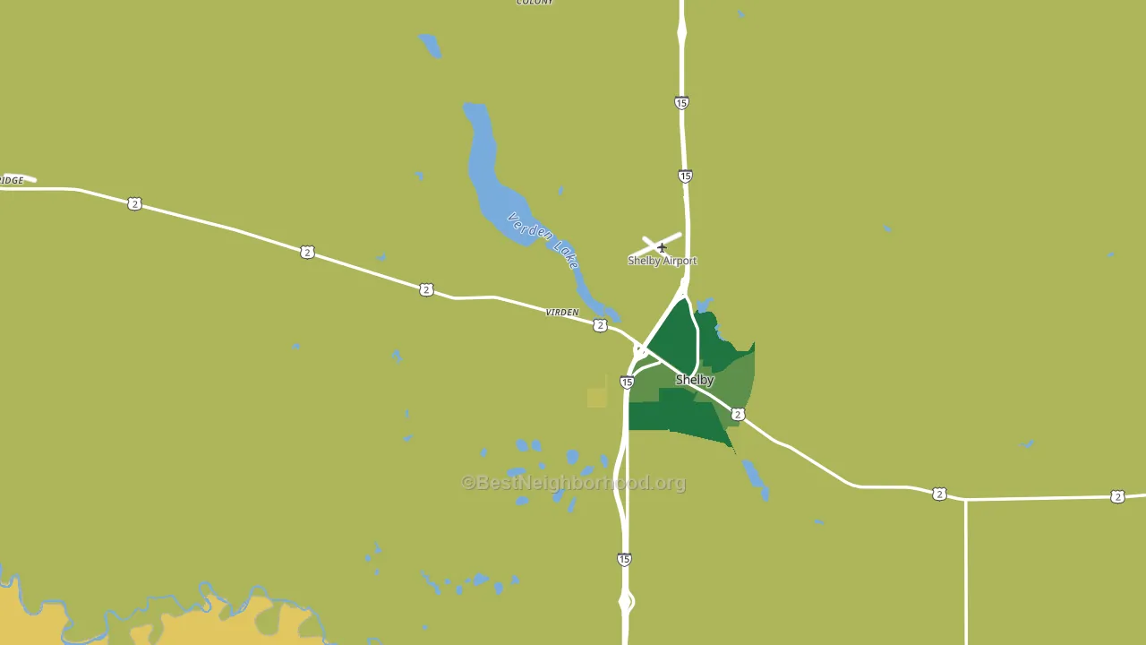 Ethridge, MT block-group voter-turnout map