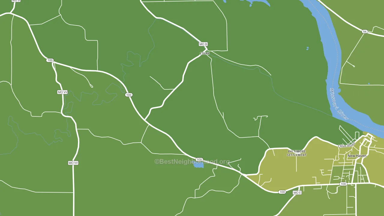 Etlah, MO block-group voter-turnout map