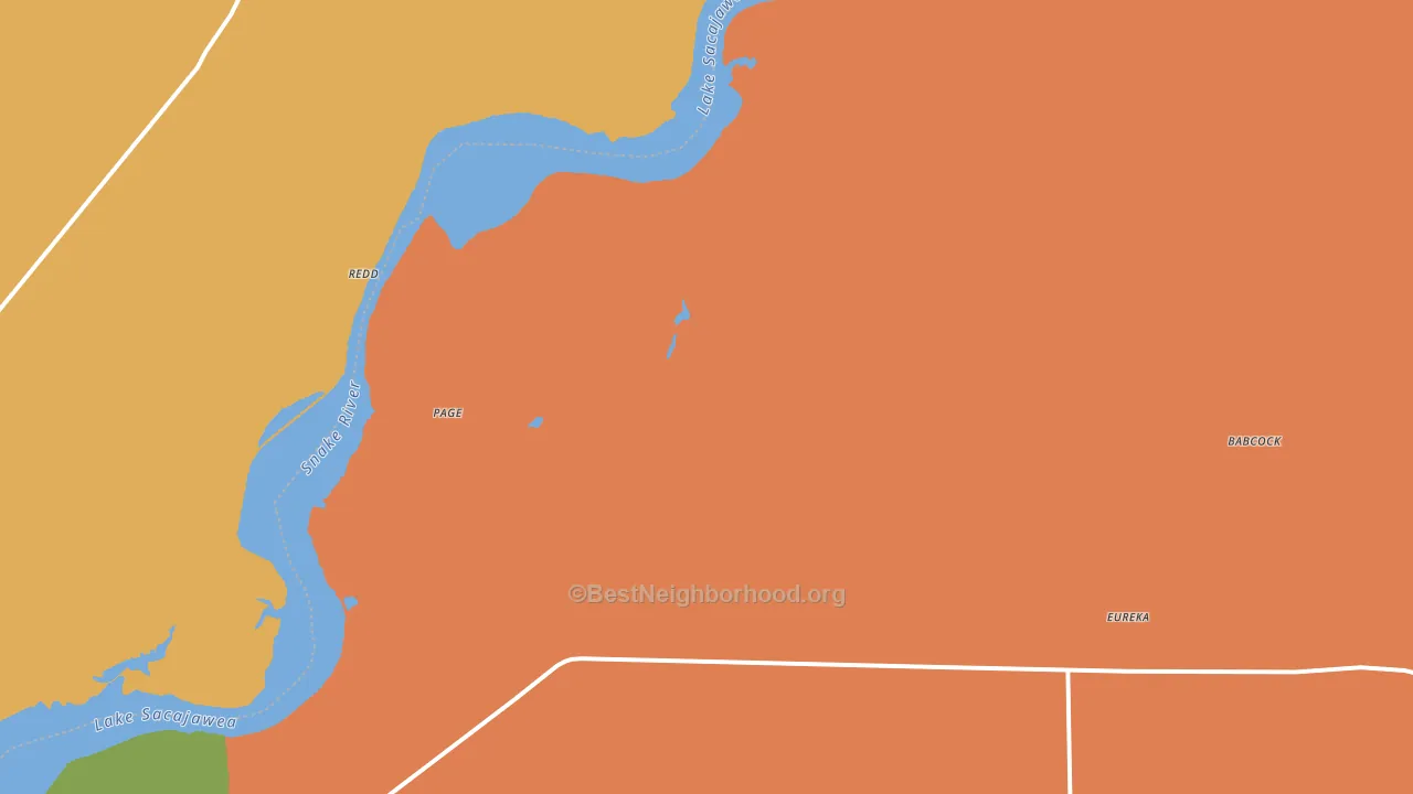 Eureka, WA block-group voter-turnout map