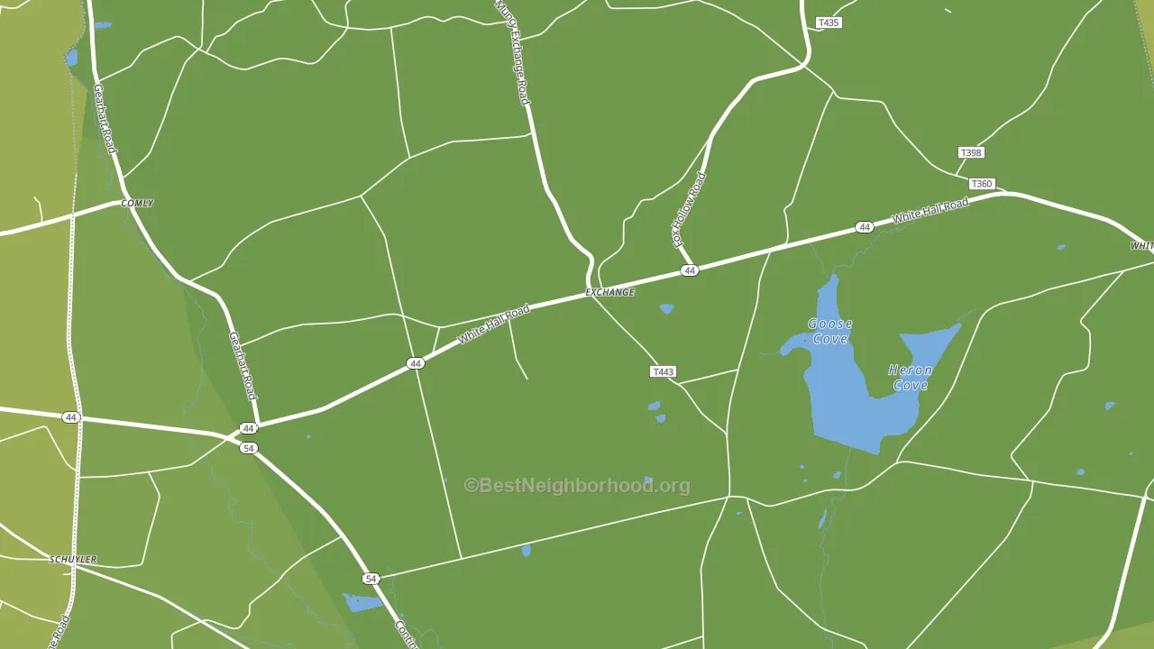 Exchange, PA block-group voter-turnout map