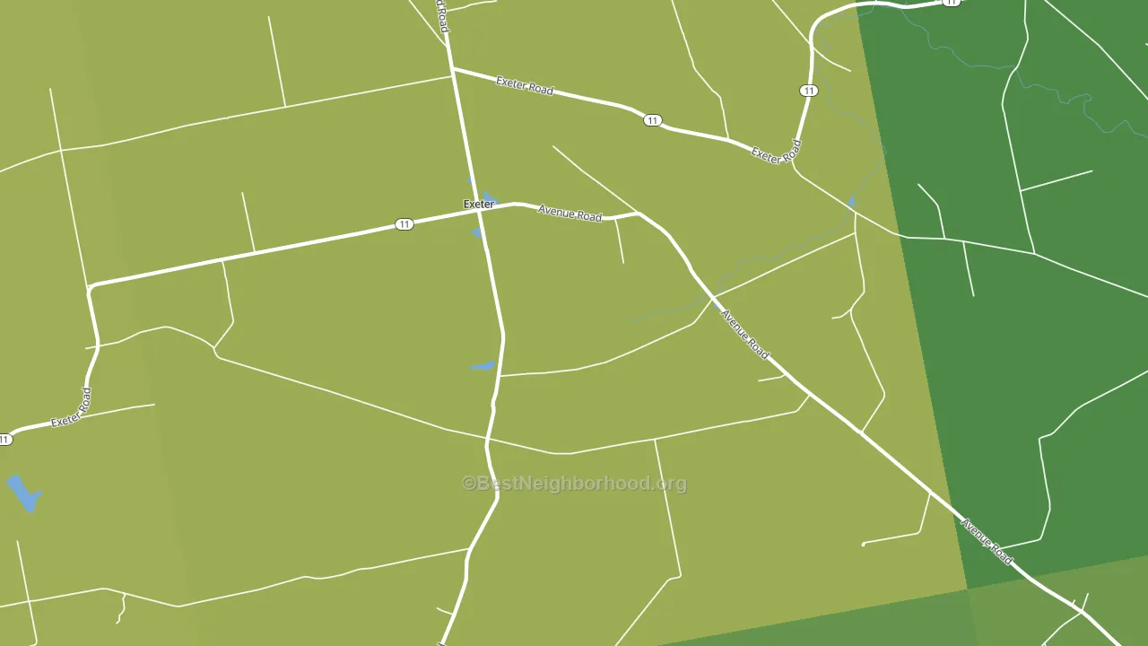 Exeter, ME block-group voter-turnout map