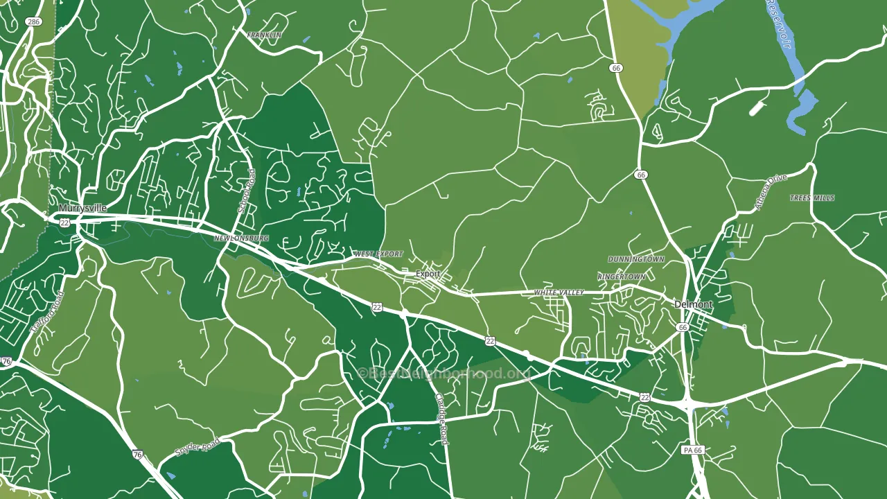 Export, PA block-group voter-turnout map