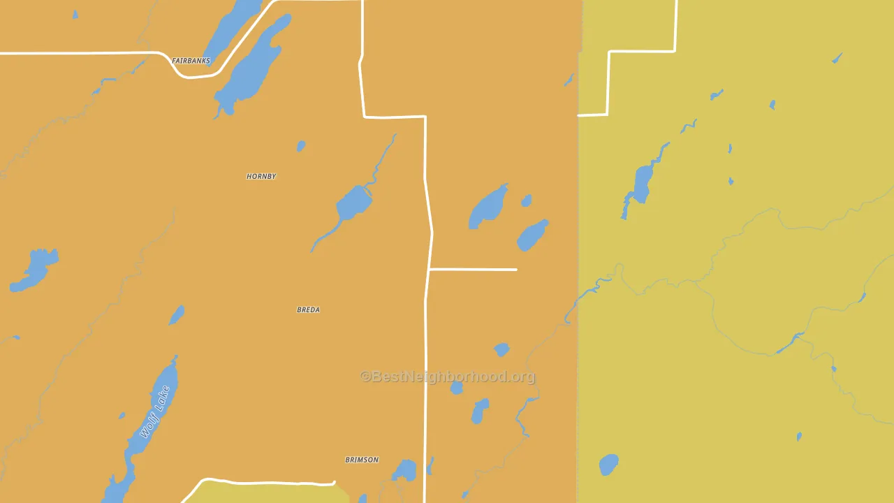 Fairbanks, MN block-group voter-turnout map