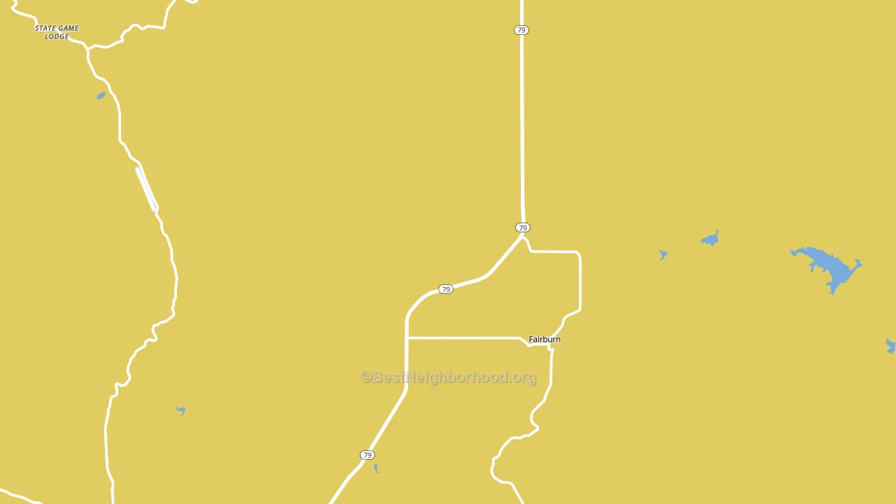 Fairburn, SD block-group voter-turnout map