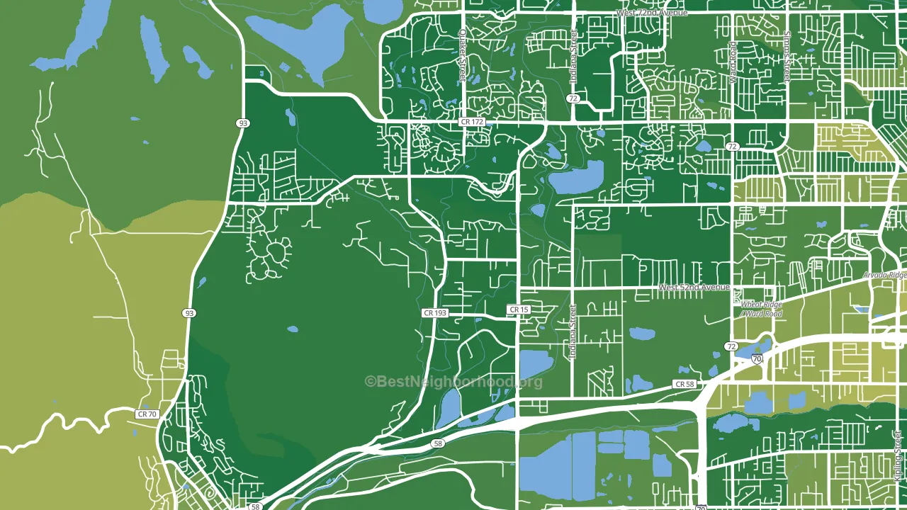 Fairmount, CO block-group voter-turnout map